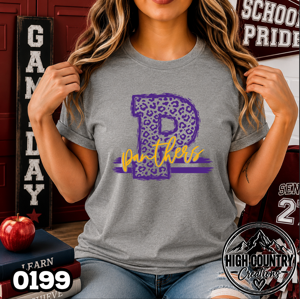 0199 Cheetah Initial Tee