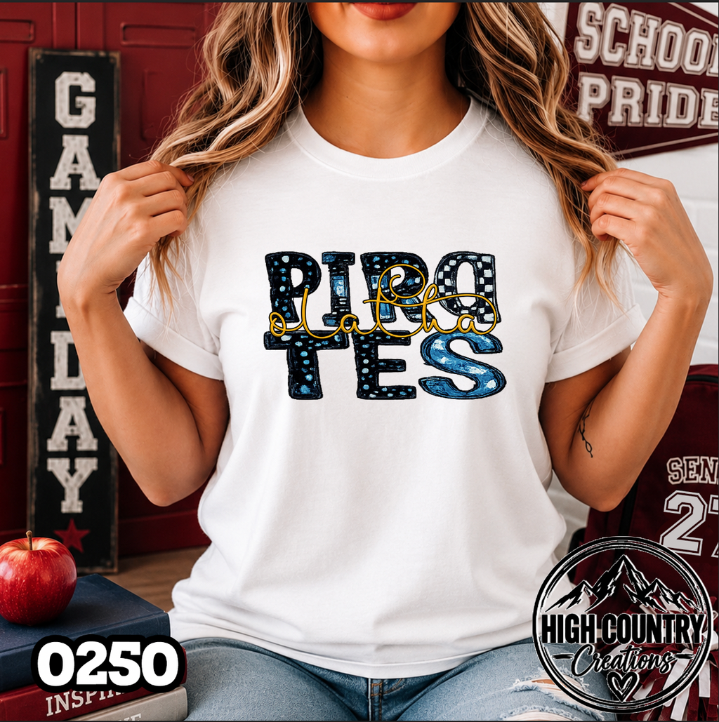 0250 Scribble Team School Spirit Tee
