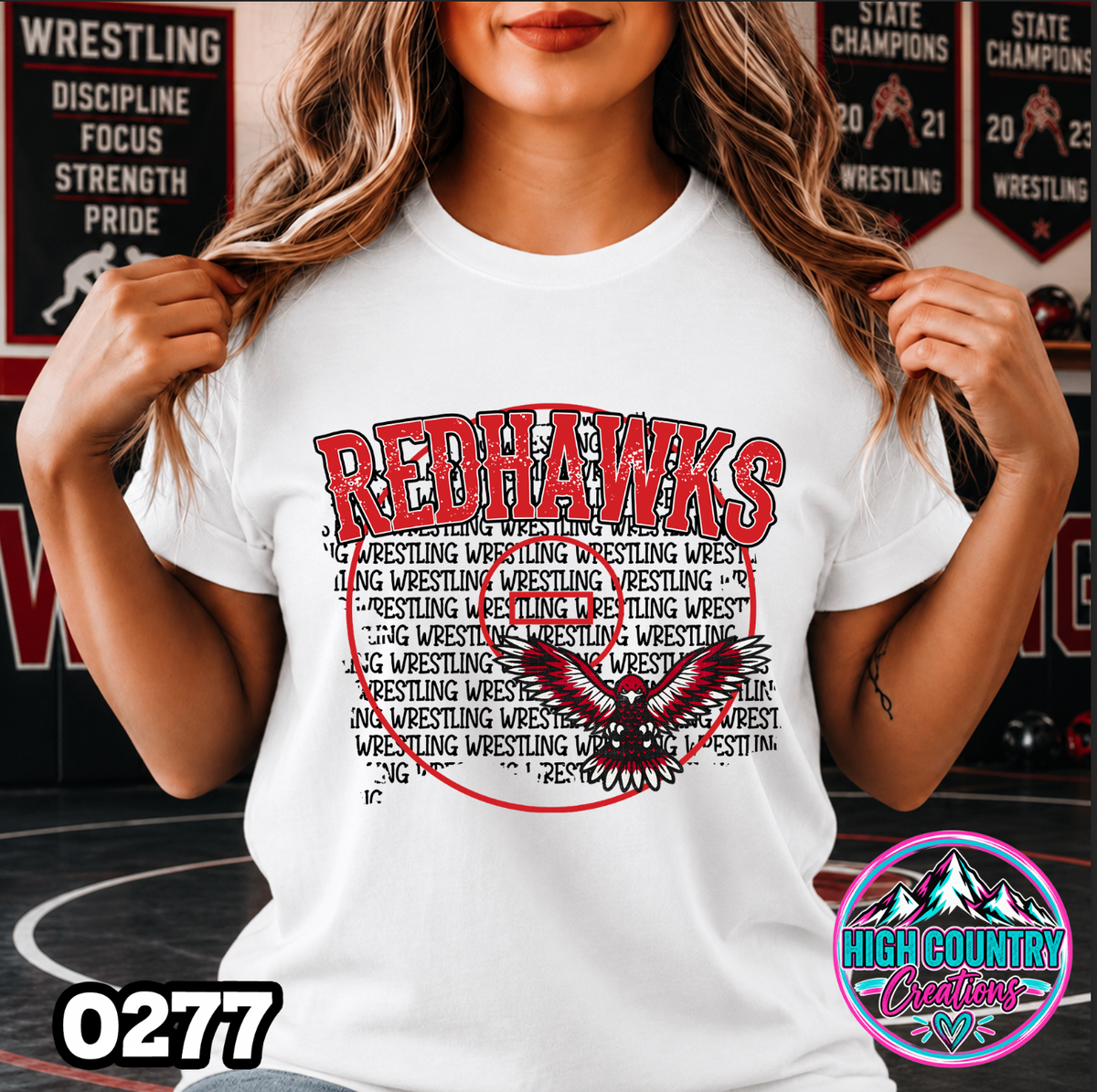 0277 SUBWAY ART WRESTLER TEE