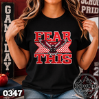 0347 FEAR THIS Mascot banner