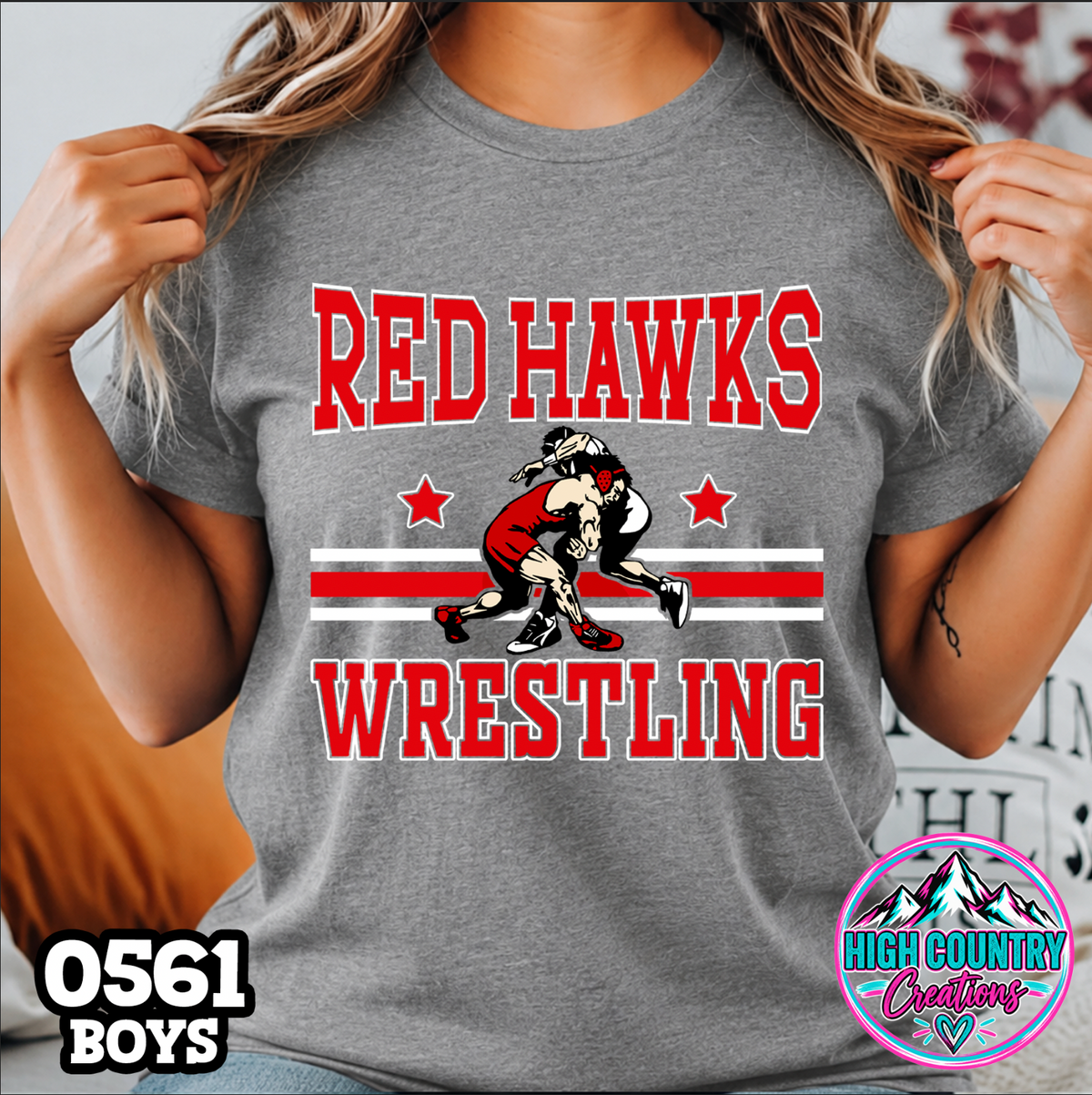 0561 BOYS Wrestling Spirit Tee