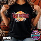 0206 Cut Net Basketball Spirit Tee
