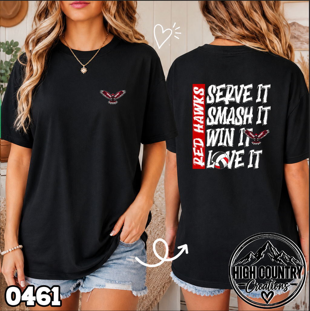 0461 Volleyball SERVE • SMASH • WIN • LOVE IT
