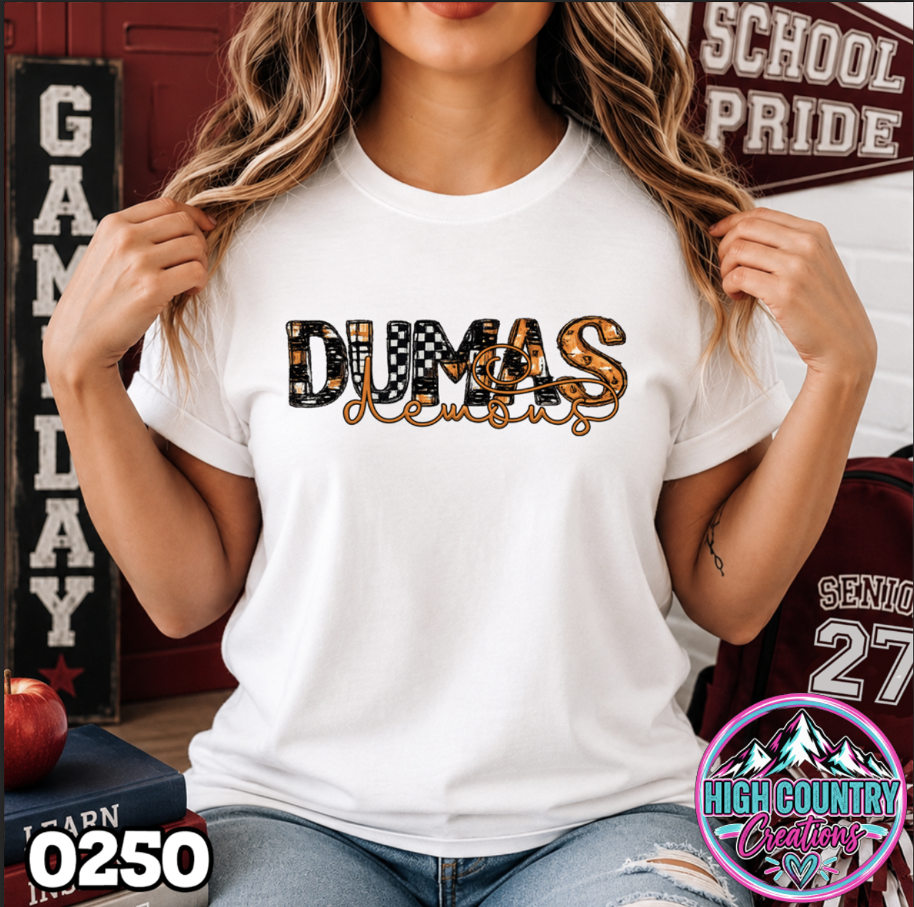 0250 Scribble Team School Spirit Tee