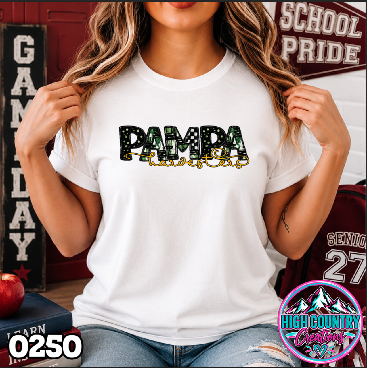 0250 Scribble Team School Spirit Tee