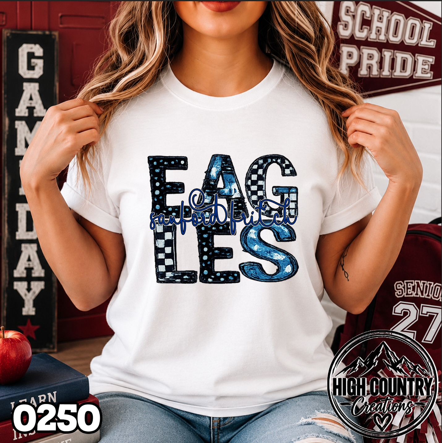 0250 Scribble Team School Spirit Tee