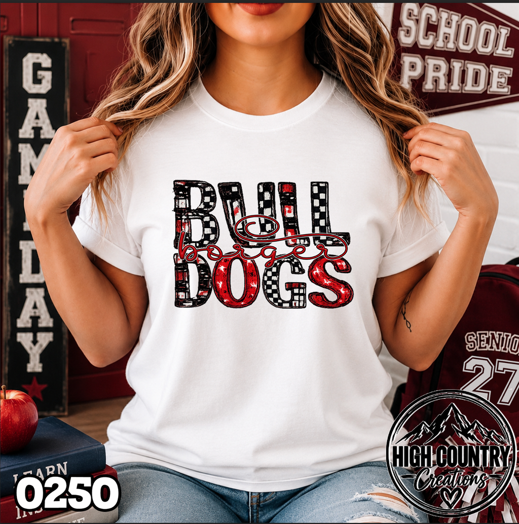 0250 Scribble Team School Spirit Tee
