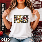 0250 Scribble Team School Spirit Tee