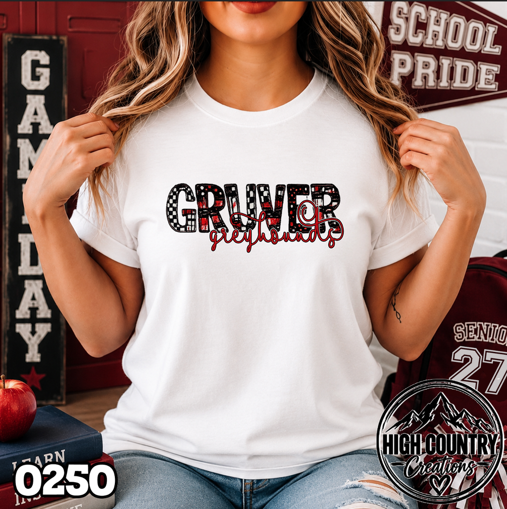 0250 Scribble Team School Spirit Tee