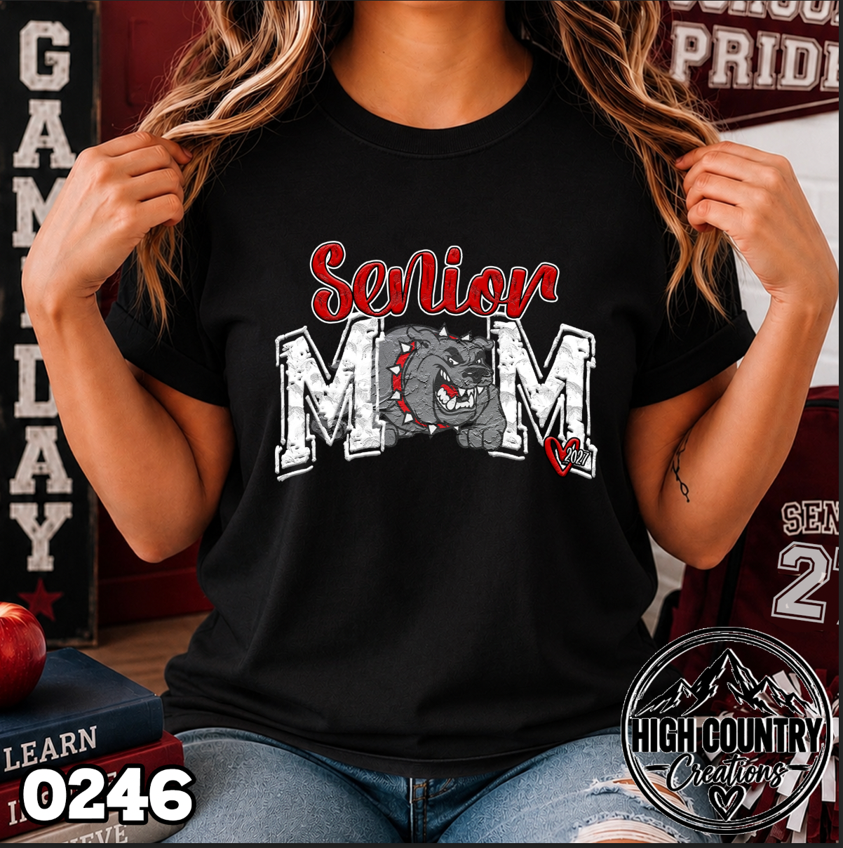 0246 Mascot Senior Mom Class of 2027