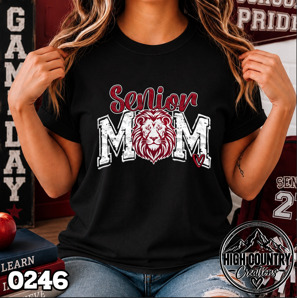 0246 Mascot Senior Mom Class of 2027