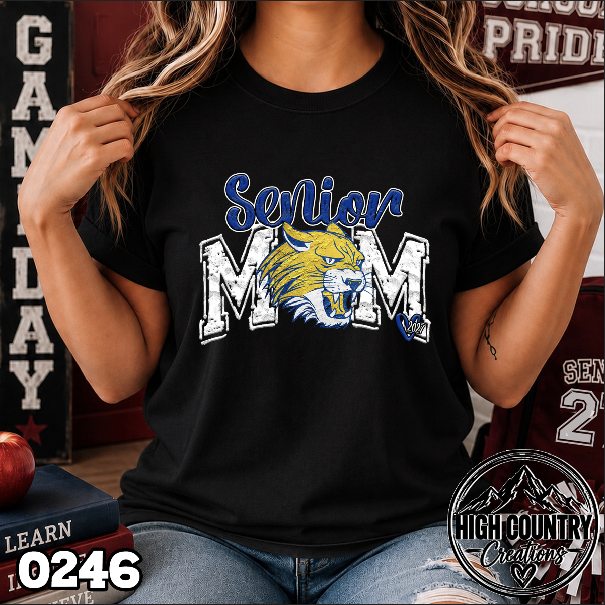 0246 Mascot Senior Mom Class of 2027