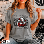 0459 Faux Glitter VOLLEYBALL GAME DAY