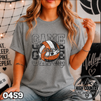 0459 Faux Glitter VOLLEYBALL GAME DAY