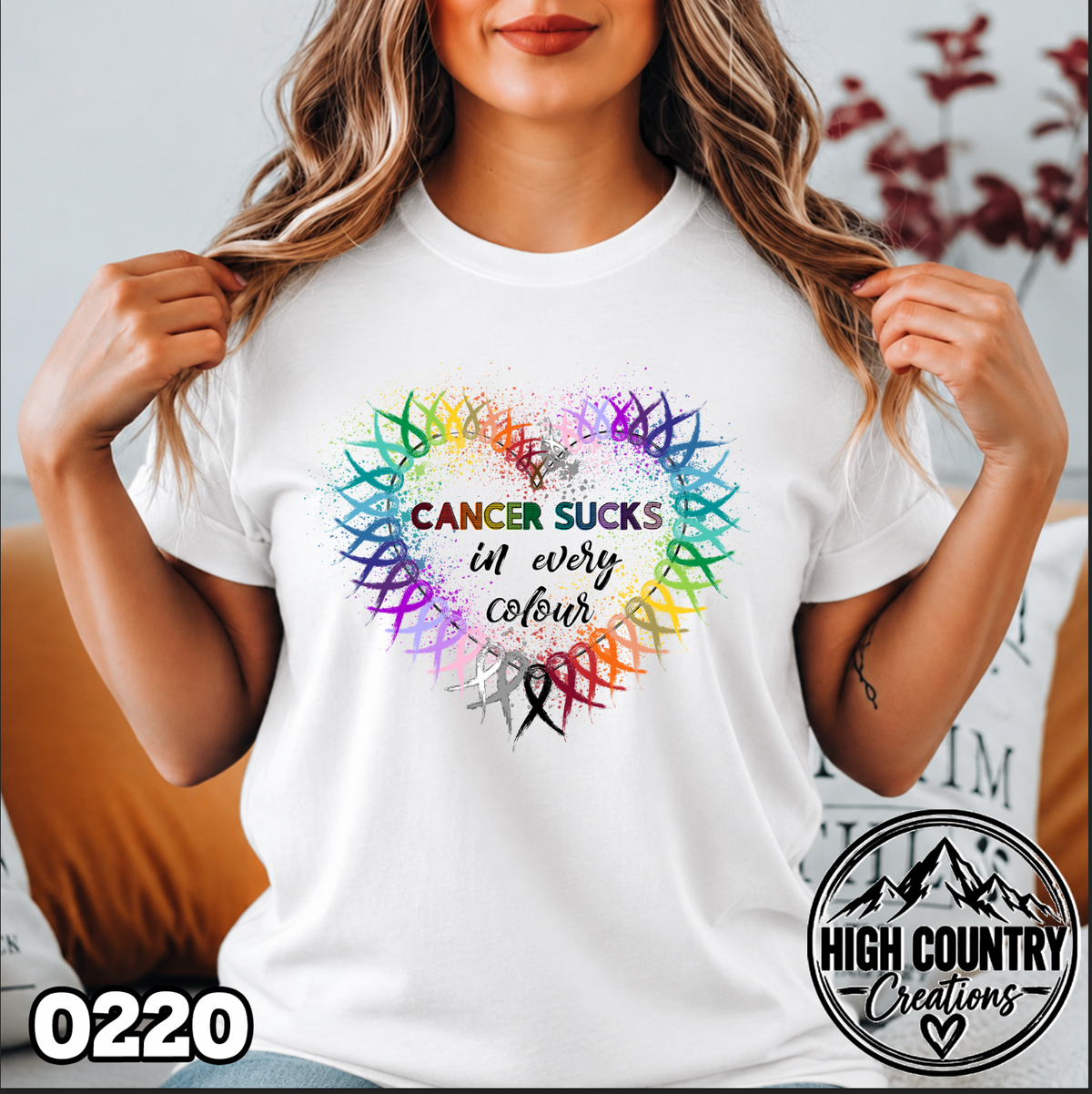 0220 Cancer Sucks Messy Heart