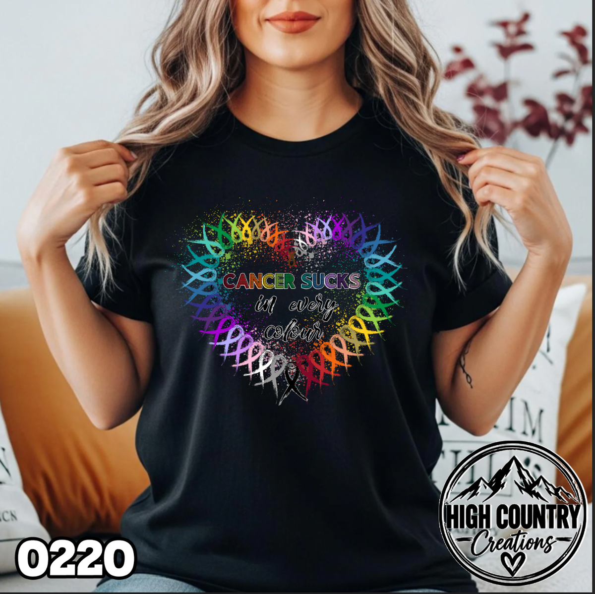 0220 Cancer Sucks Messy Heart