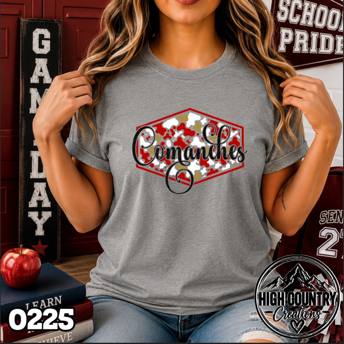 0225 Camo Buckle Mascot