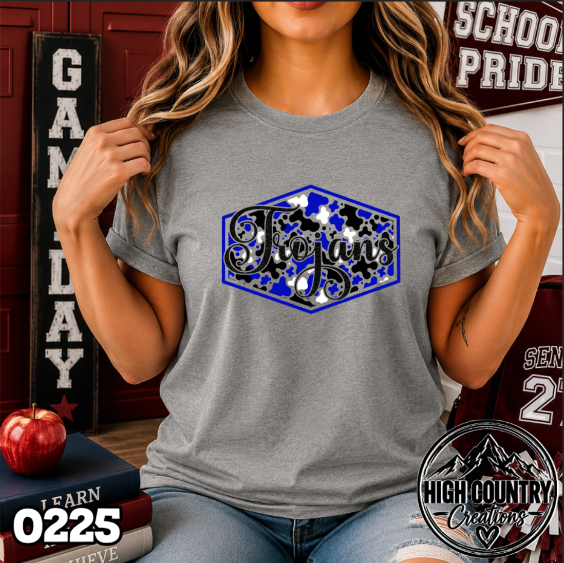 0225 Camo Buckle Mascot