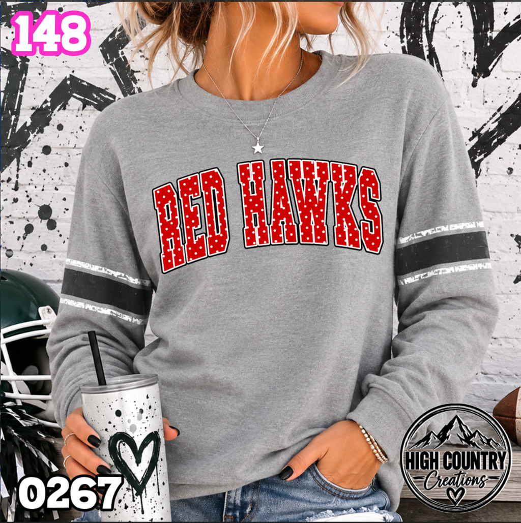 0267 Specialty Long Sleeve Polka Dot Mascot 8525