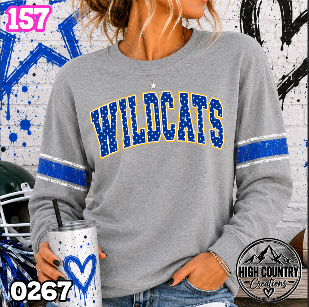 0267 Specialty Long Sleeve Polka Dot Mascot 8525