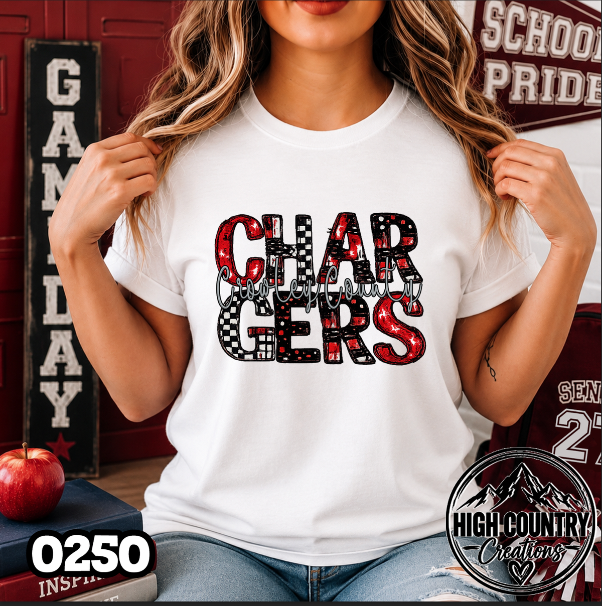 0250 Scribble Team School Spirit Tee
