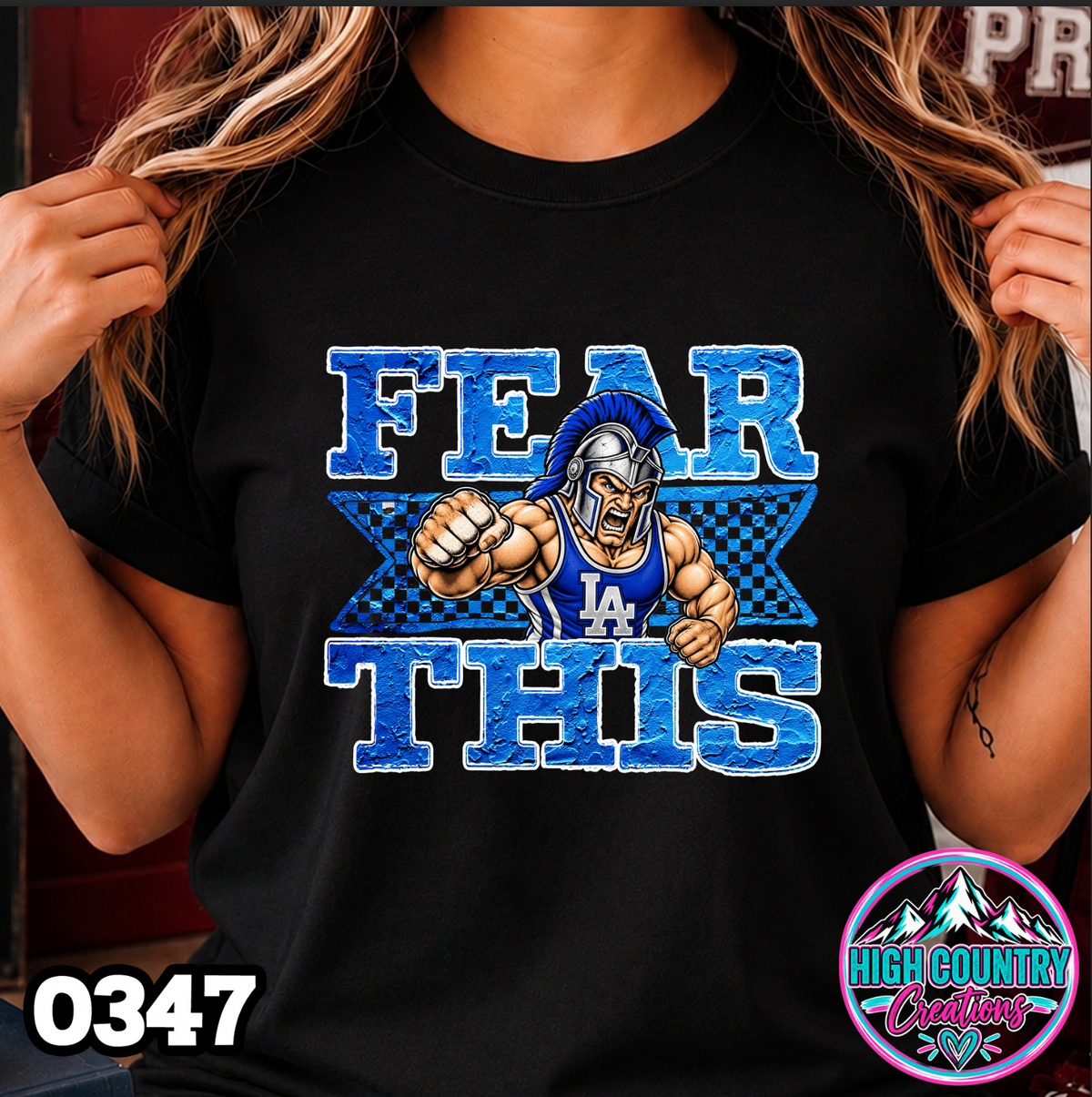 0347 FEAR THIS Wrestling Tee