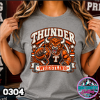 0304 WRESTLING MASCOT BANNER