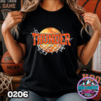0206 Cut Net Basketball Spirit Tee