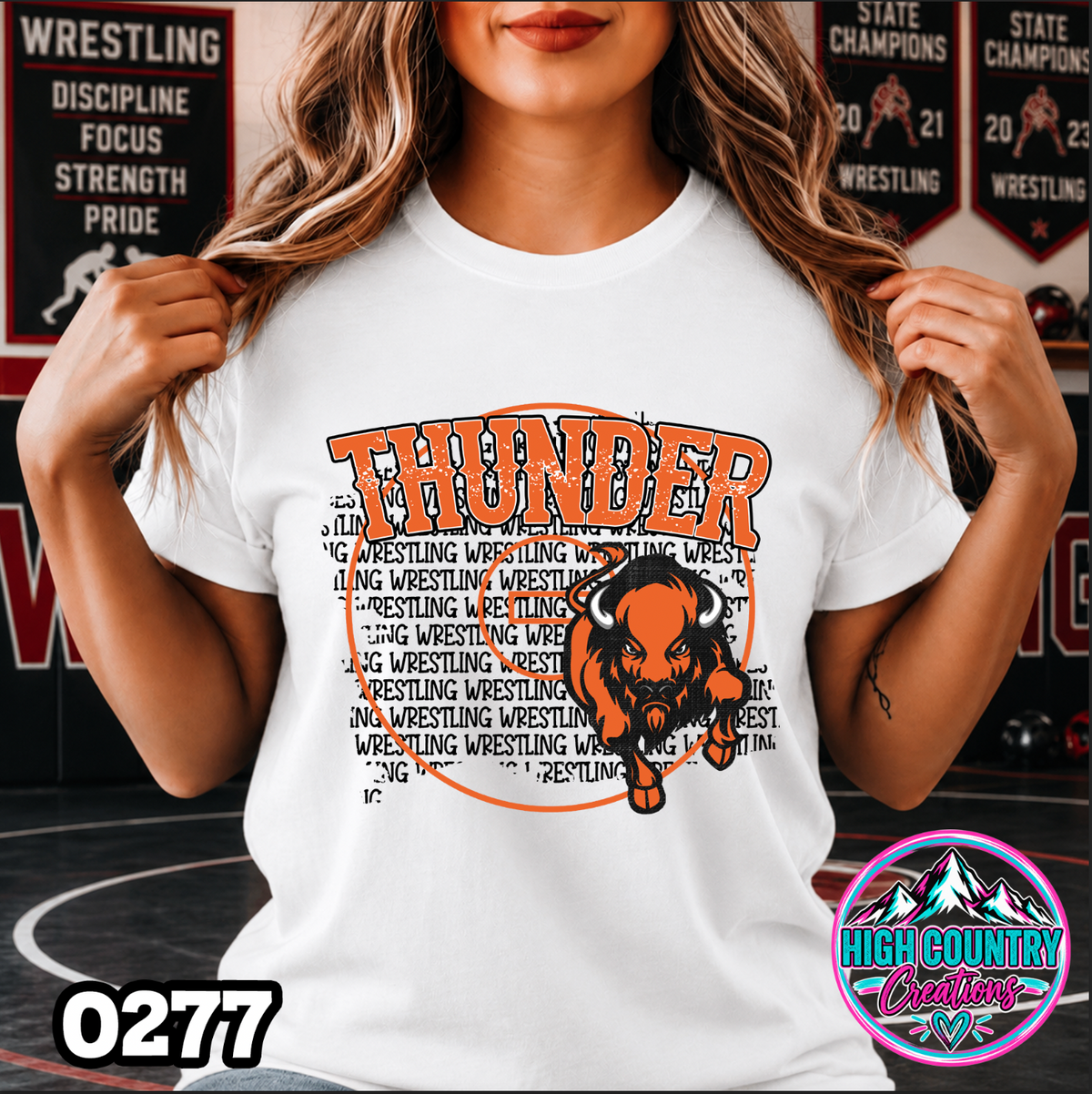 0277 SUBWAY ART WRESTLER TEE