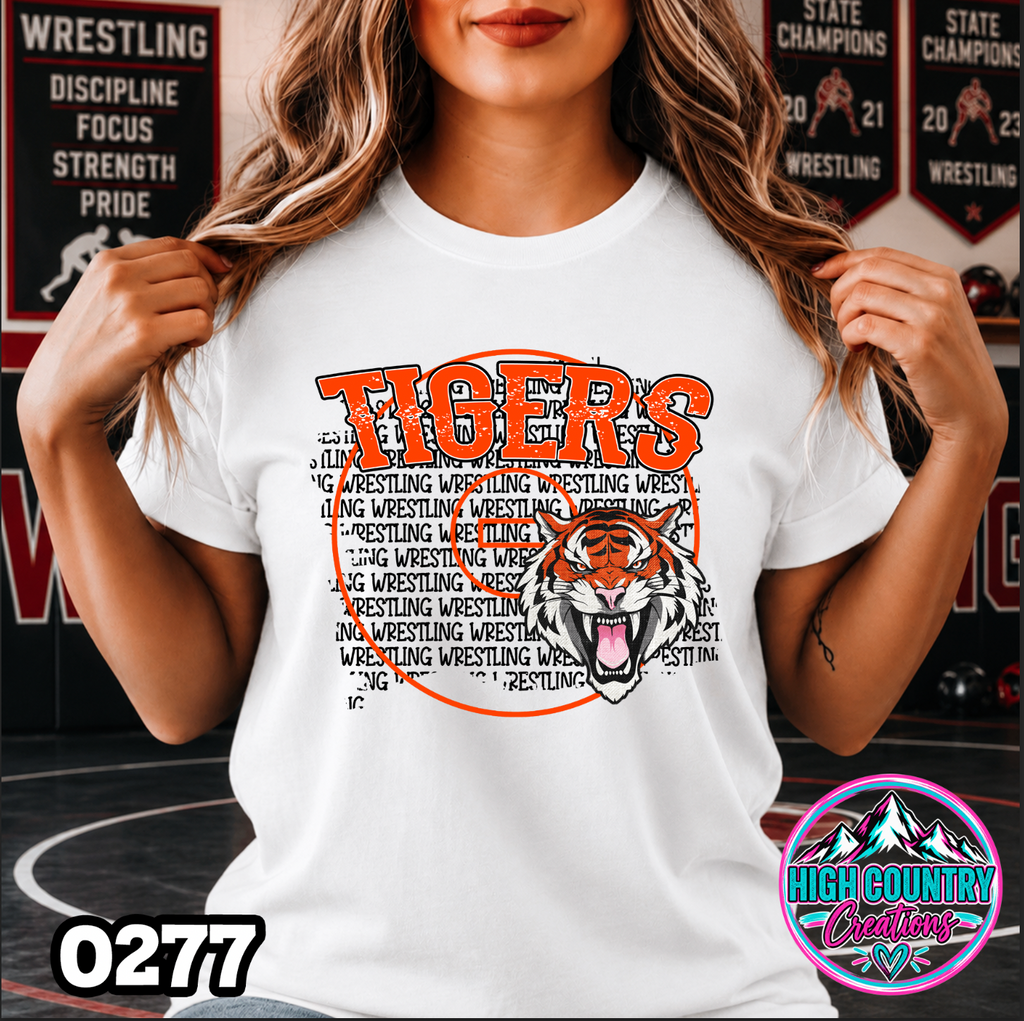 0277 SUBWAY ART WRESTLER TEE