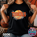 0206 Cut Net Basketball Spirit Tee