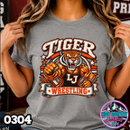 0304 WRESTLING MASCOT BANNER