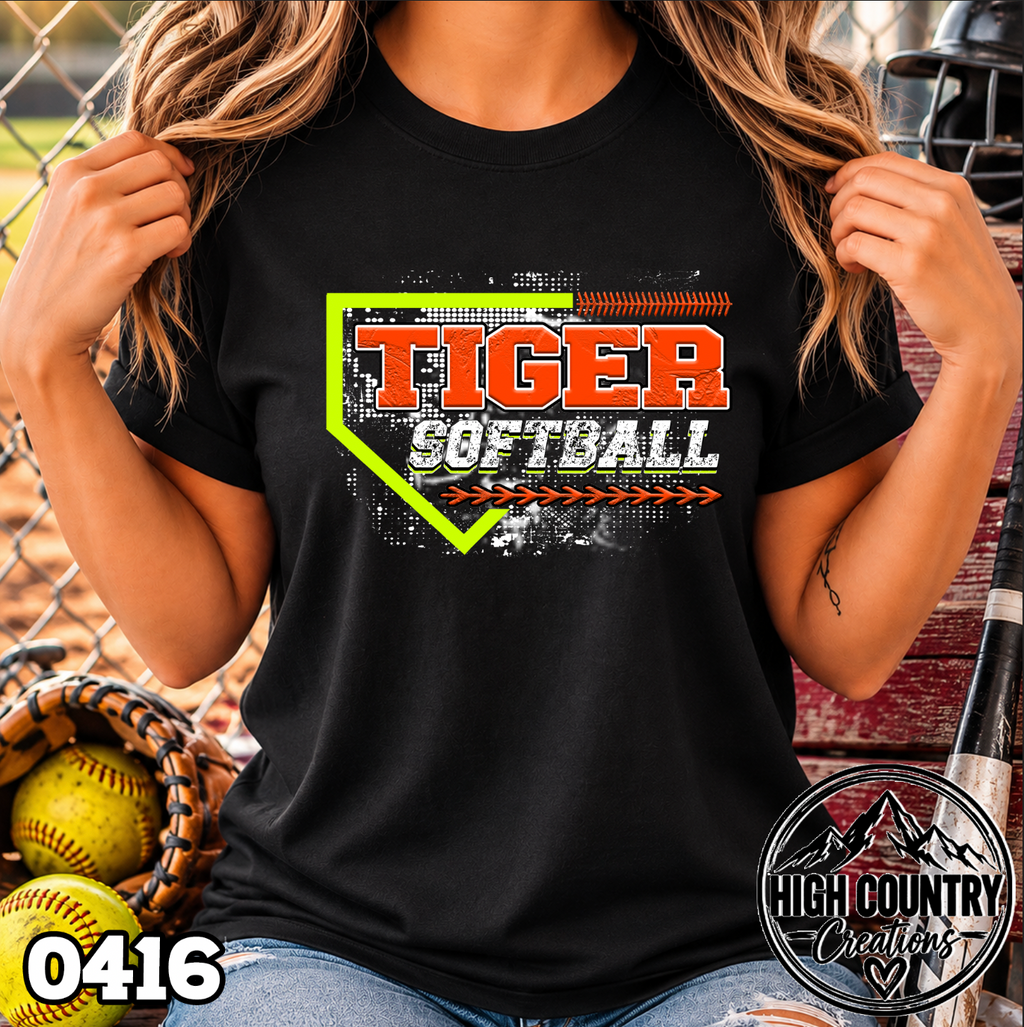 0416 SOFTBALL DIAMOND GRUNGE