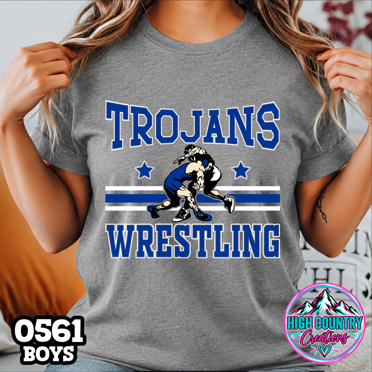 0561 BOYS Wrestling Spirit Tee