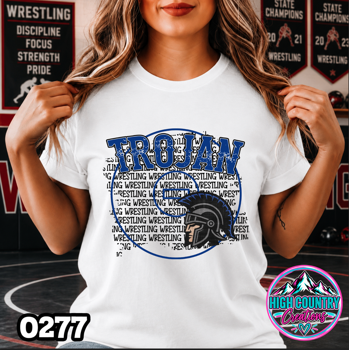 0277 SUBWAY ART WRESTLER TEE