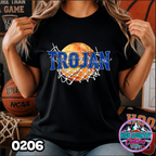 0206 Cut Net Basketball Spirit Tee