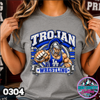 0304 WRESTLING MASCOT BANNER