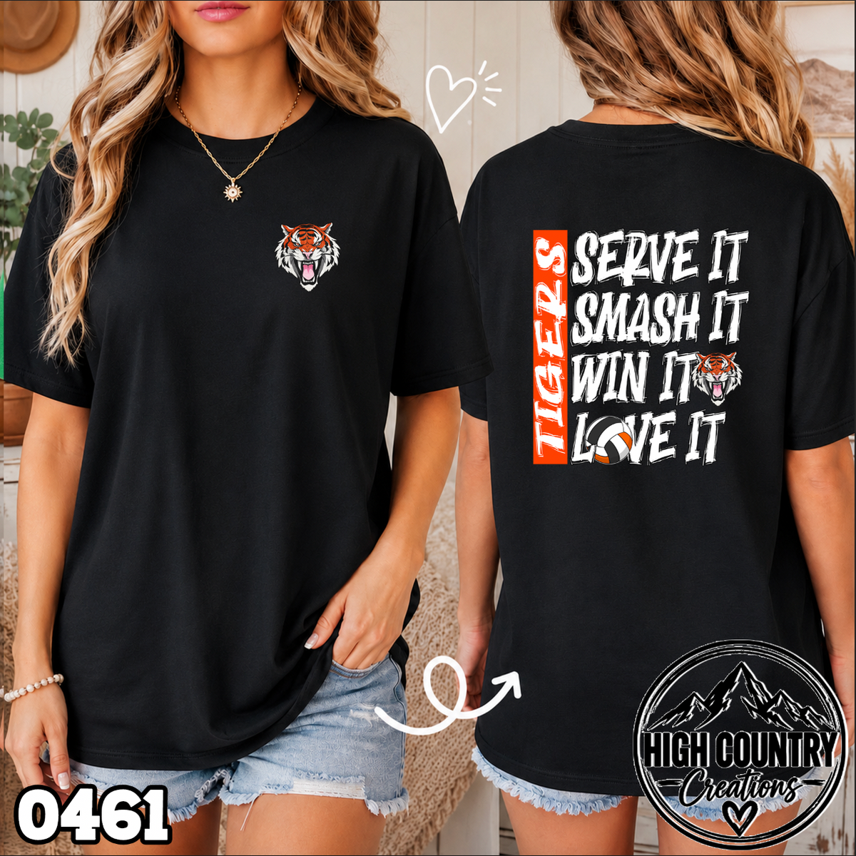0461 Volleyball SERVE • SMASH • WIN • LOVE IT