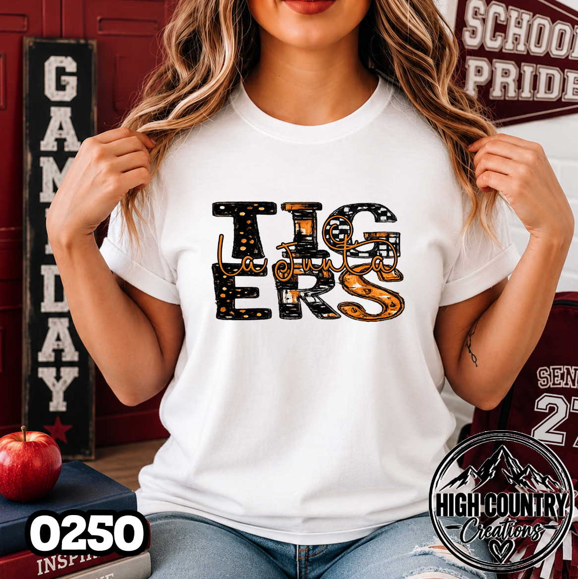 0250 Scribble Team School Spirit Tee