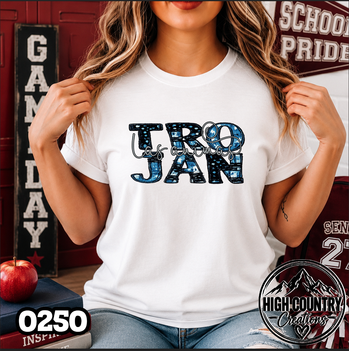 0250 Scribble Team School Spirit Tee