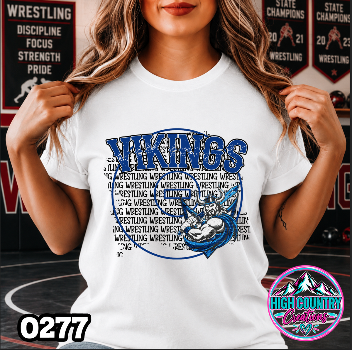 0277 SUBWAY ART WRESTLER TEE