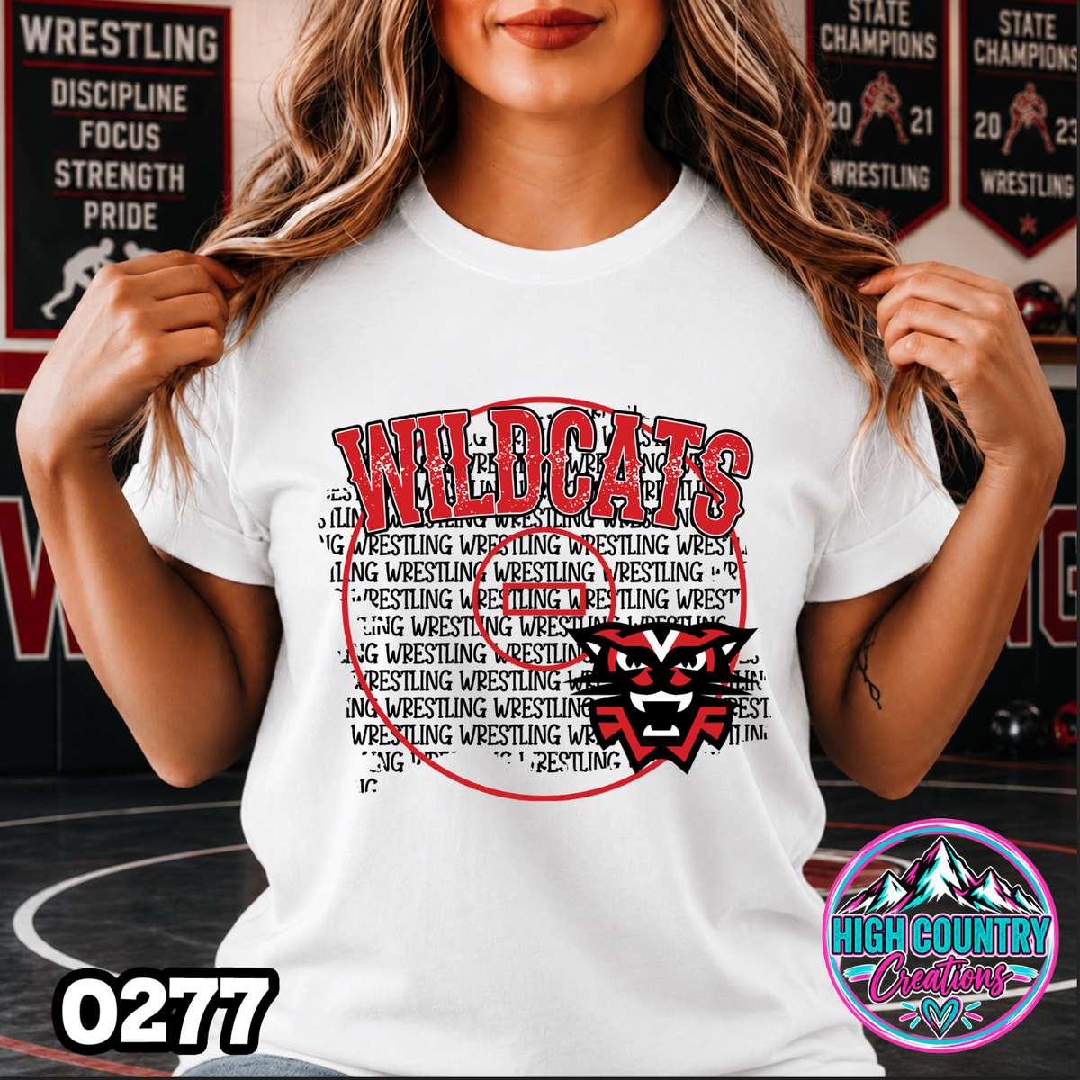 0277 SUBWAY ART WRESTLER TEE