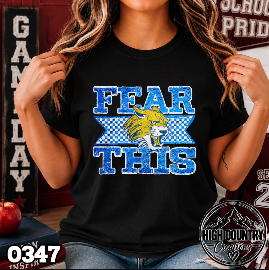 0347 FEAR THIS Mascot banner