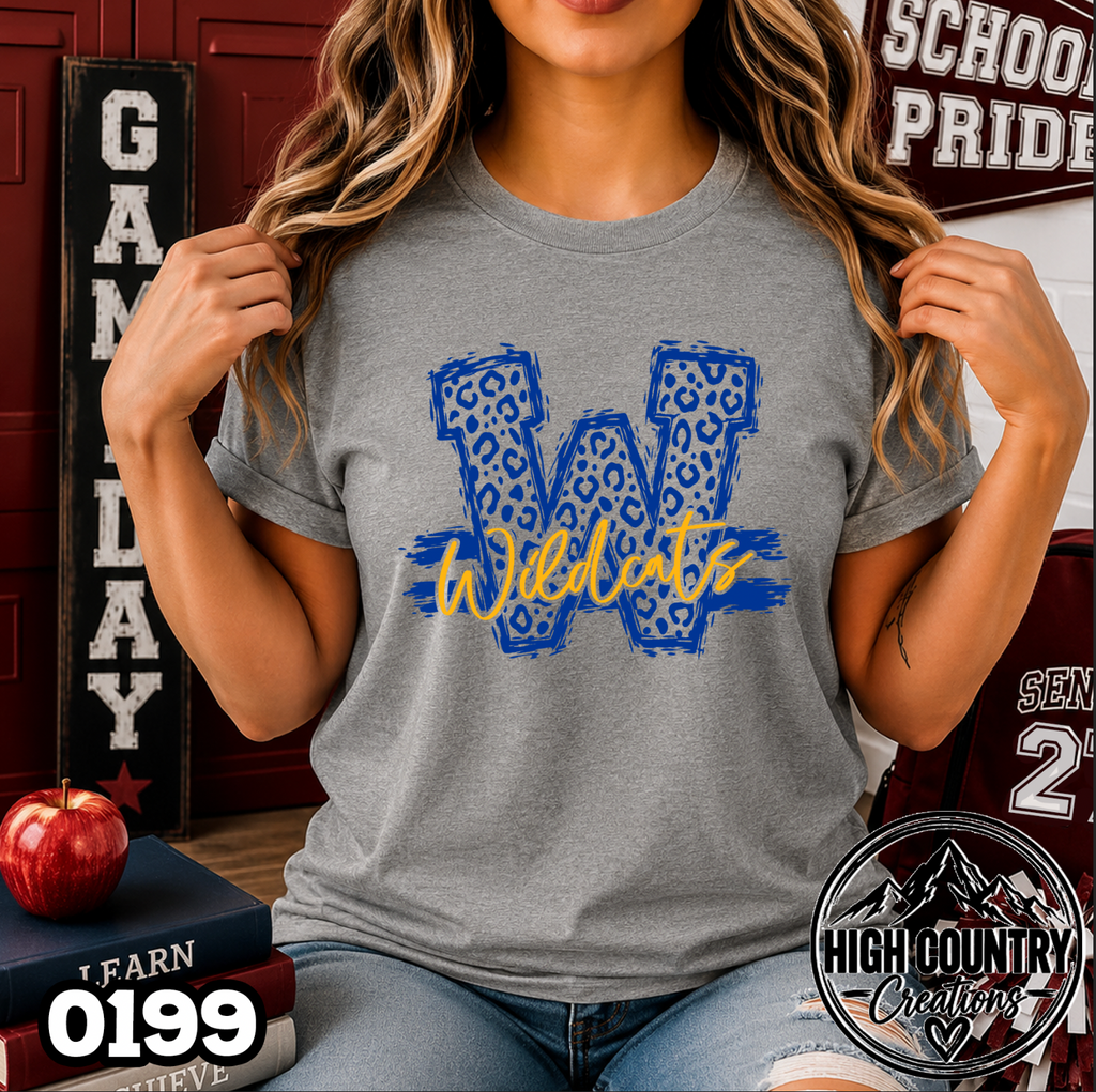 0199 Cheetah Initial Tee