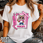 0237 Pink Out Framed Mascot