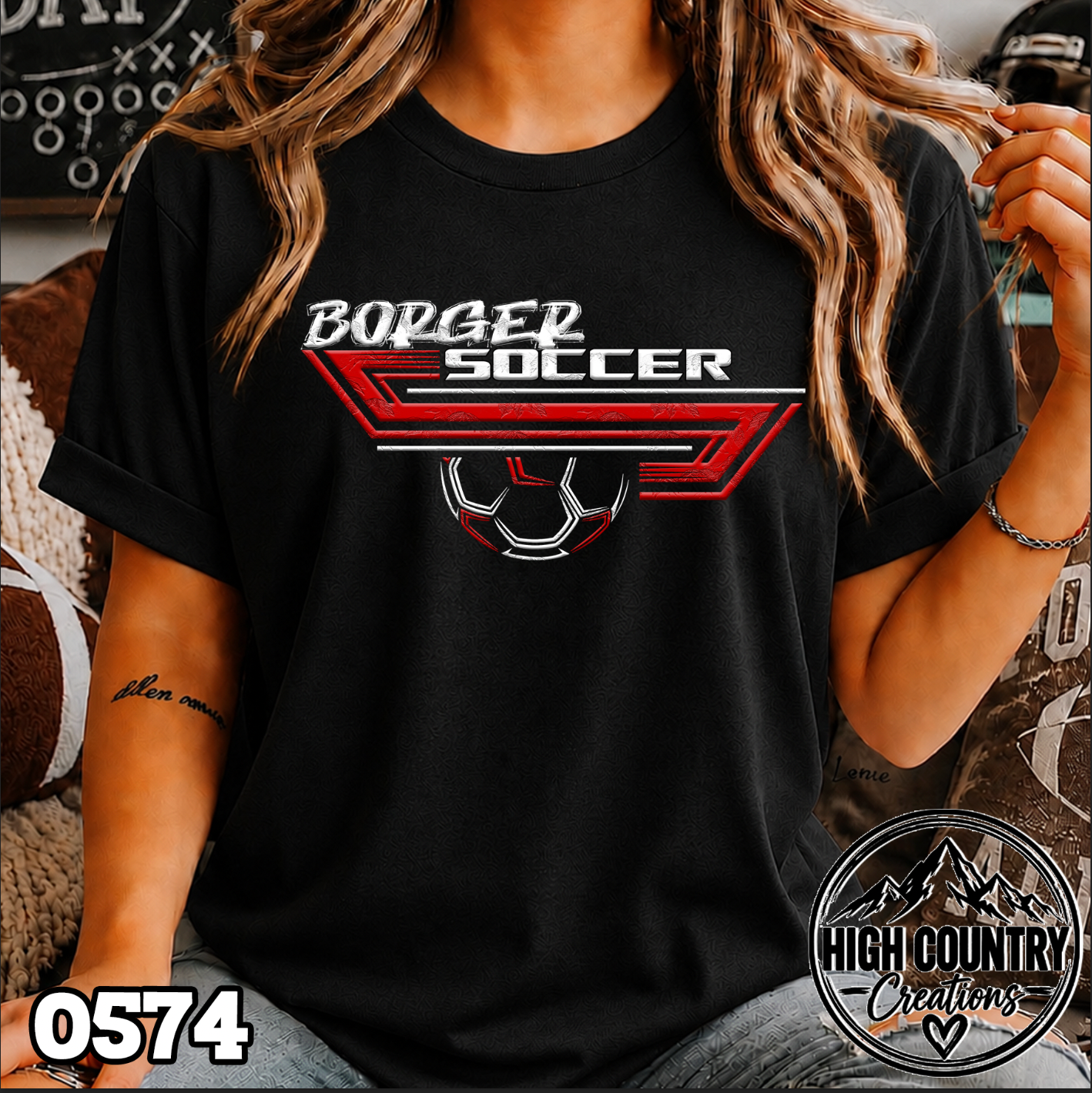 0574 SOCCER STRIPE