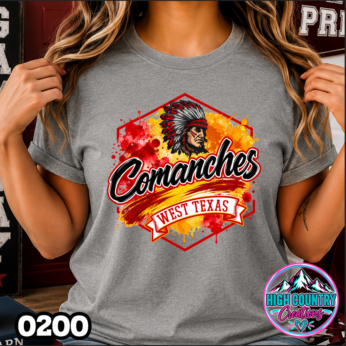 0200 Paint Splatter Mascots