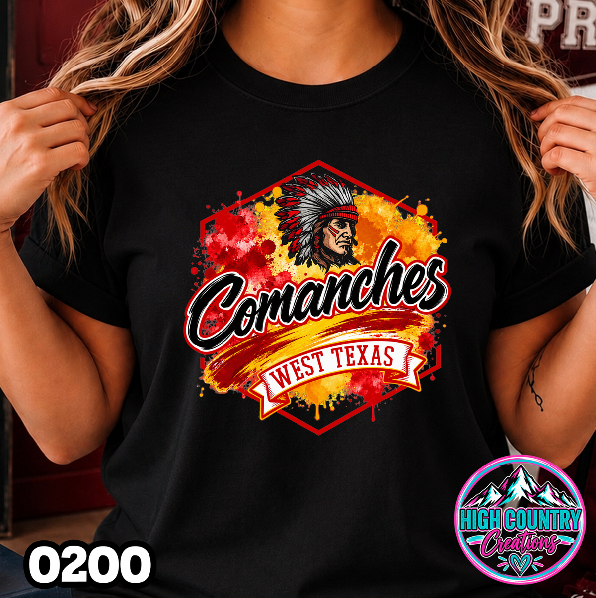 0200 Paint Splatter Mascots