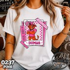 0237 Pink Out Framed Mascot