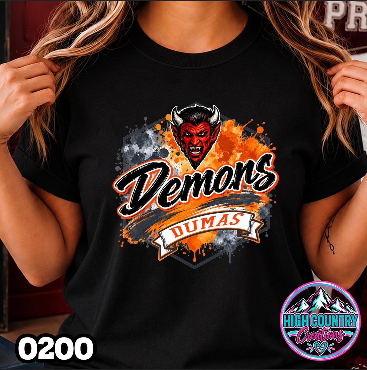 0200 Paint Splatter Mascots